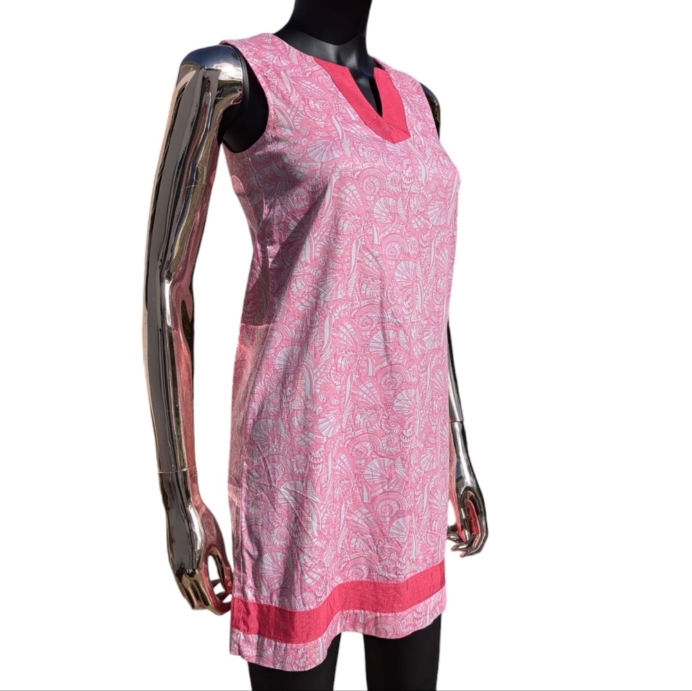 ⭐ Vineyard Vines Sea Shell Shift Spring Dress Sleeveless